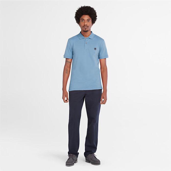 Мъжка тениска Merrymeeting River Stretch Polo Shirt for Men in Dark Blue TB0A2DJEDJ5 02