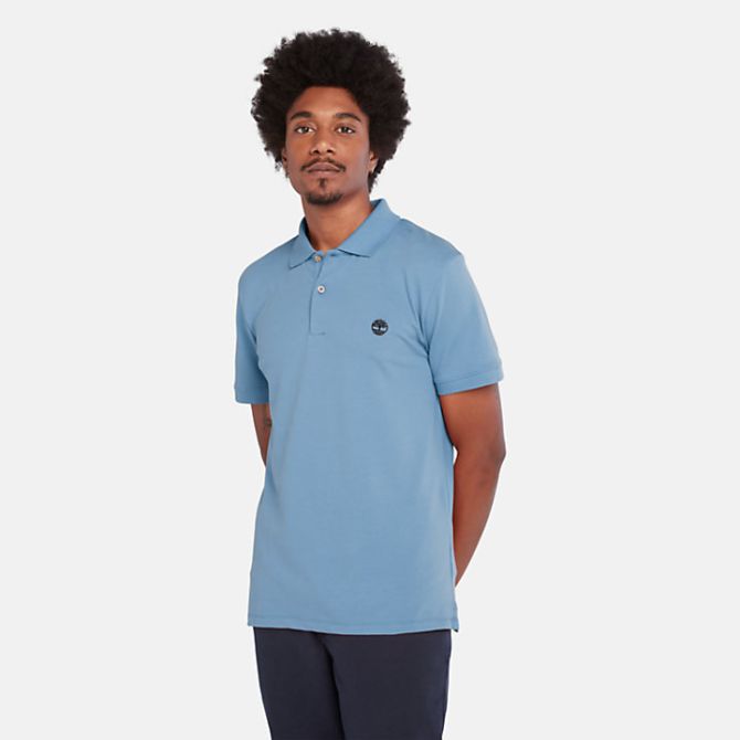Мъжка тениска Merrymeeting River Stretch Polo Shirt for Men in Dark Blue TB0A2DJEDJ5 01