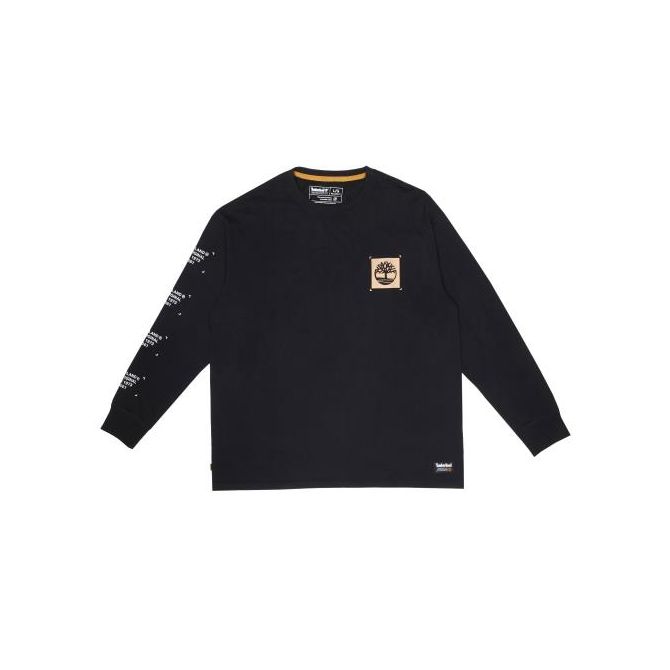 Мъжка блуза Garment-Dyed LS T-Shirt for Men in Black TB0A2DUR001 01