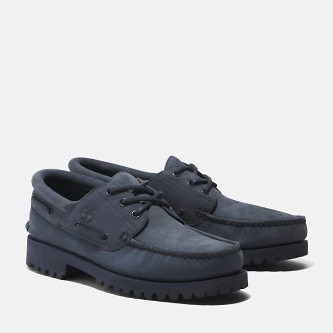 Мъжки мокасини Timberland® Authentic Handsewn Boat Shoe for Men in Dark Blue Suede TB0A2E9KEP2 03