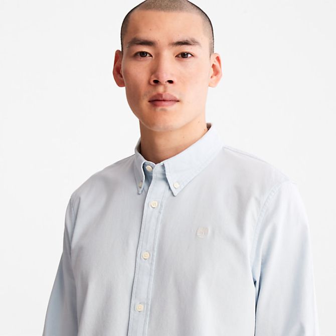 Мъжка риза Pleasant River Long-sleeved Oxford Shirt for Men in Light Blue TB0A2EB4B02 04