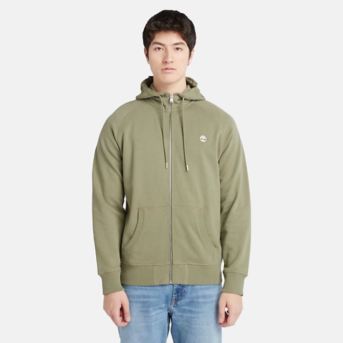 Мъжко горнище Exeter Loopback Hoodie for Men in Light Green TB0A2F6Y590 01