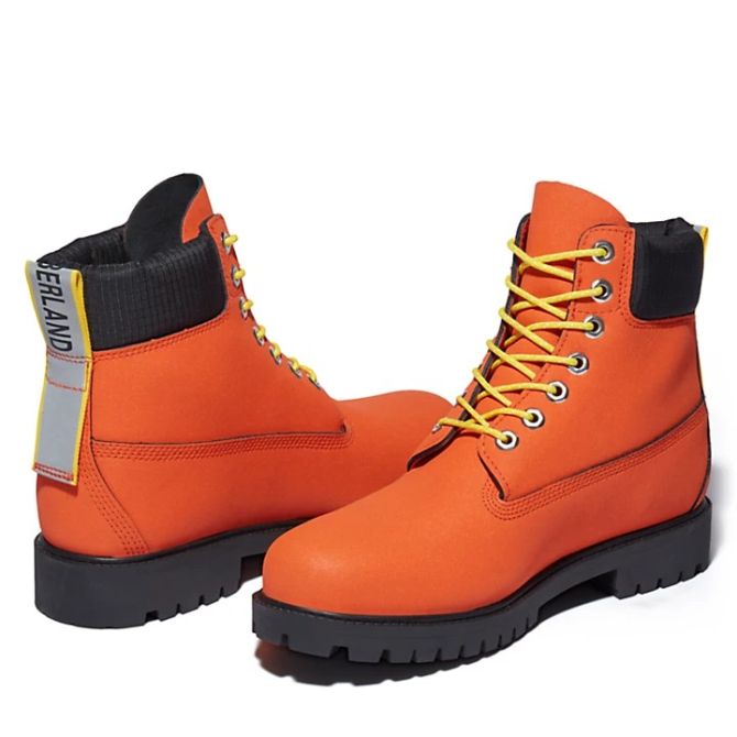 Мъжки обувки Timberland® Heritage 6 Inch Winter Boot for Men in Orange Helcor® TB0A2F7M845 03