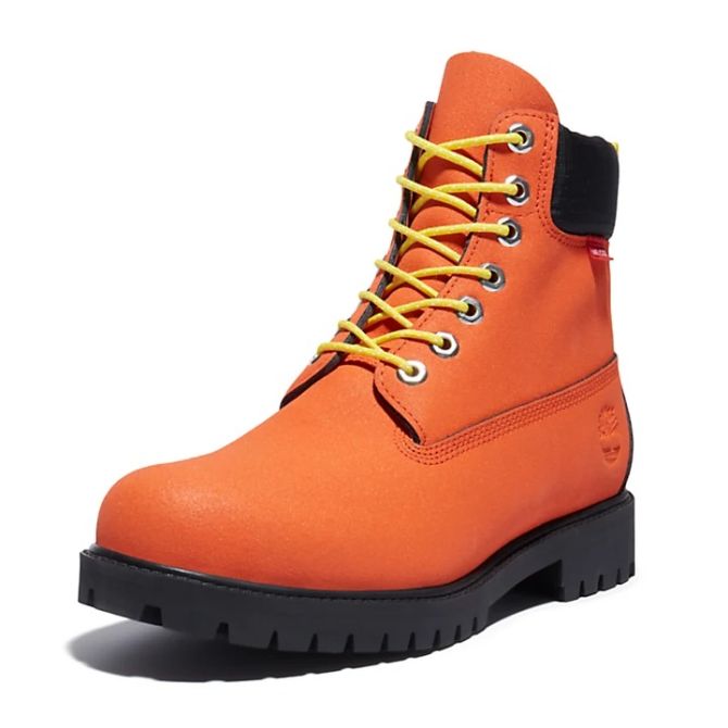 Мъжки обувки Timberland® Heritage 6 Inch Winter Boot for Men in Orange Helcor® TB0A2F7M845 06