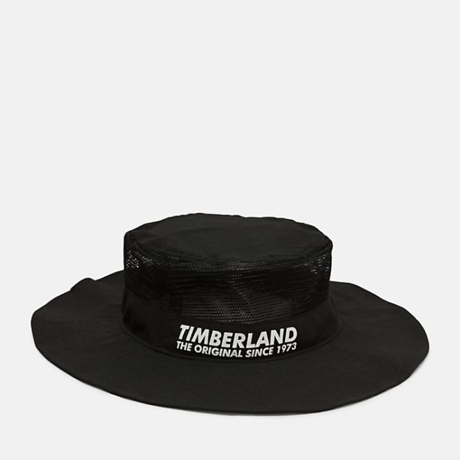 Мъжка шапка Brimmed Hat with Mesh Crown in Black TB0A2PBT001 01