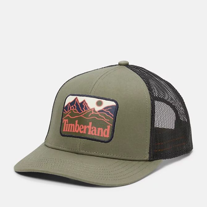 Мъжка шапка Mountain Line Patch Trucker Hat for Men in Green TB0A2Q52A58 01