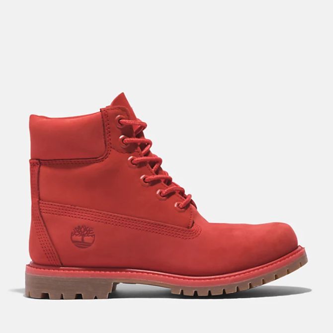 Дамски боти Timberland® 50th Edition Premium 6-Inch Waterproof Boot for Women in Red TB0A2R6BDV8 01