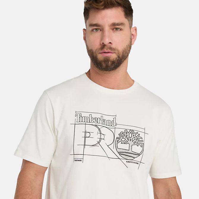 Мъжка тениска Timberland PRO® Innovation Blueprint T-Shirt for Men in White TB0A5MPXCM9 03