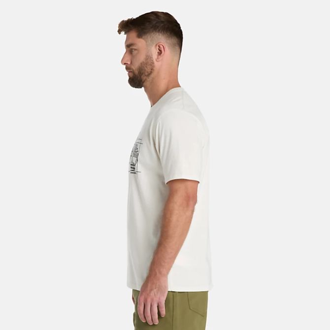 Мъжка тениска Timberland PRO® Innovation Blueprint T-Shirt for Men in White TB0A5MPXCM9 04
