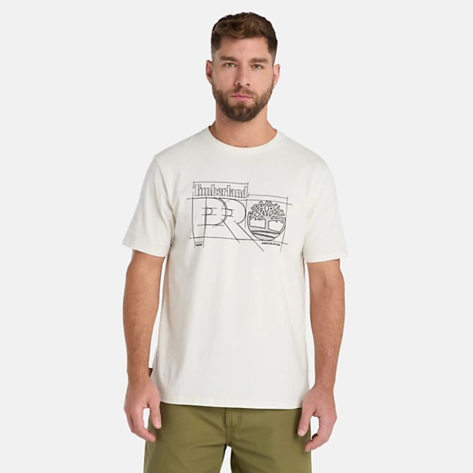 Мъжка тениска Timberland PRO® Innovation Blueprint T-Shirt for Men in White TB0A5MPXCM9 01