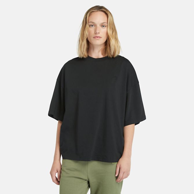 Дамска тениска Oversized T-Shirt for Women in Black TB0A5P8X001 02