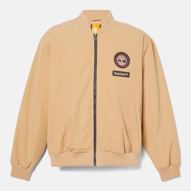 Мъжко яке All Gender Lunar New Year Badge Bomber Jacket in Light Wheat Boot TB0A5PWJEH3 01