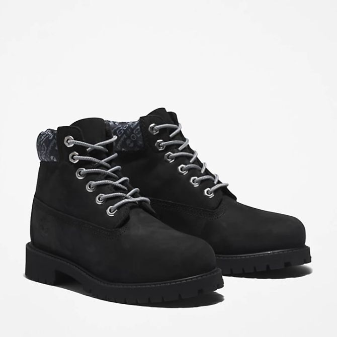 Юношески боти Timberland® Premium 6 Inch Boot for Junior in Black TB0A5SZ1001 02