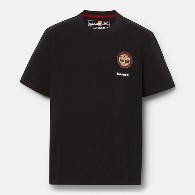 Унисекс тениска Lunar New Year Badge T-Shirt in Black TB0A5TDB001 05