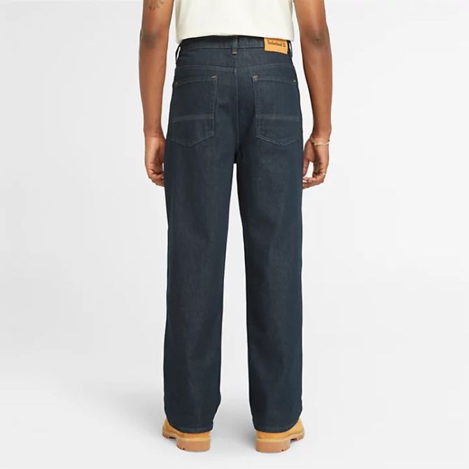 Мъжки дънки Relaxed Denim Trousers With Refibra™ Technology For Men in Navy TB0A5TNFH87 02
