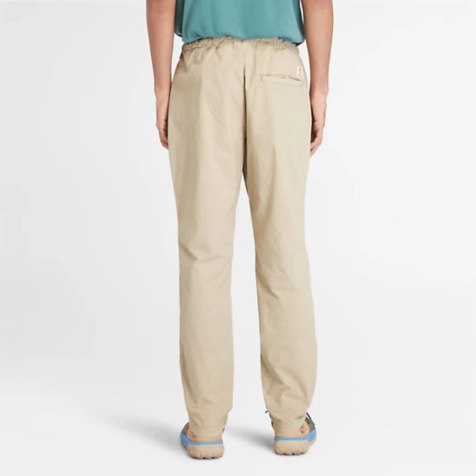 Мъжки панталон Garment Dye Poplin Jogger Trousers for Men in Beige TB0A5TU3DH4 02