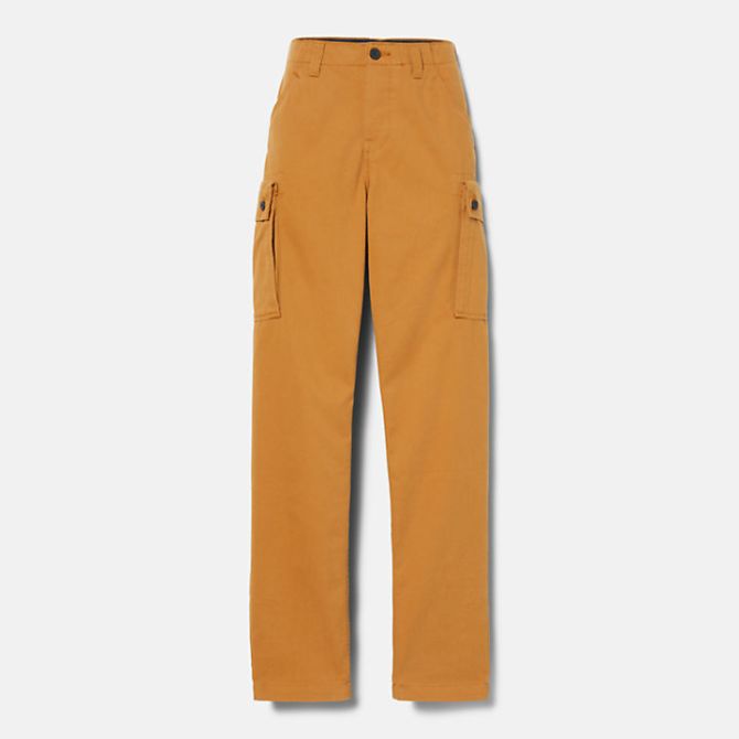 Мъжки панталон Twill Cargo Trousers for Men in Dark Yellow TB0A5TVYP47 05