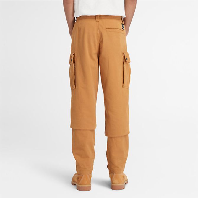 Мъжки панталон Twill Cargo Trousers for Men in Dark Yellow TB0A5TVYP47 04