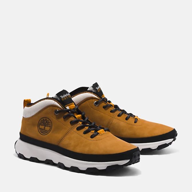 Мъжки обувки Winsor Trail Leather Trainer for Men in Yellow TB0A5TWV231 03