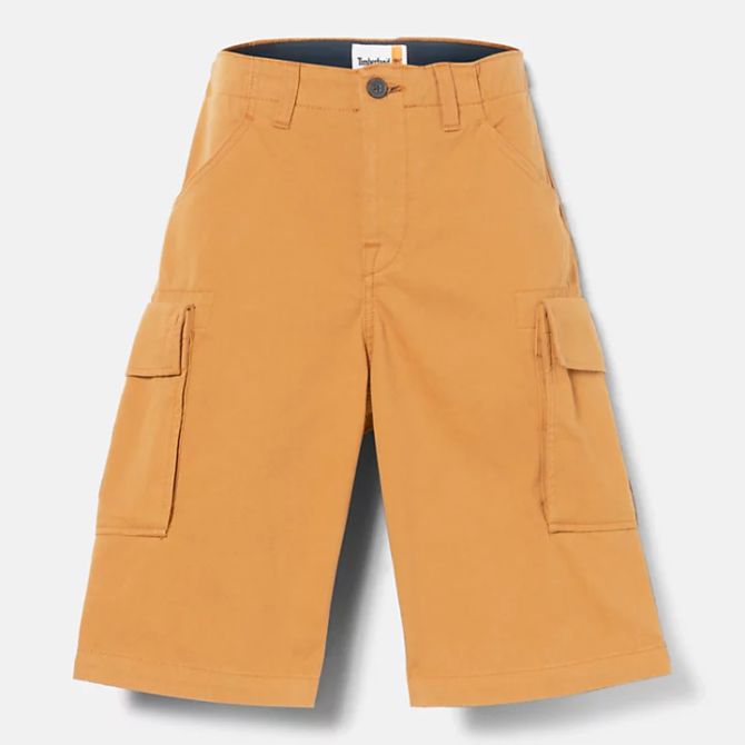 Мъжки шорти Twill Cargo Shorts for Men in Dark Yellow TB0A5U1BP47 04