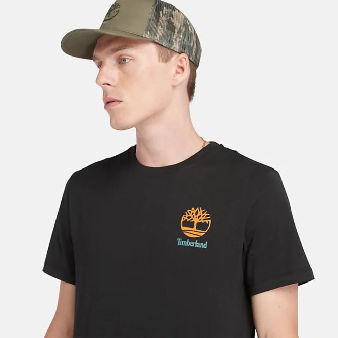 Мъжка тениска Back Graphic T-Shirt for Men in Black TB0A5UDY001 03