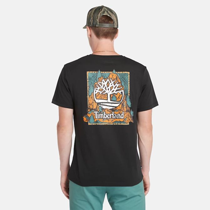 Мъжка тениска Back Graphic T-Shirt for Men in Black TB0A5UDY001 01