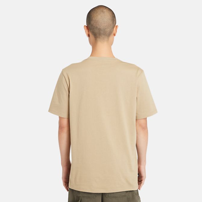 Мъжка тениска Linear Logo T-Shirt for Men in Beige TB0A5UPQDH4 04