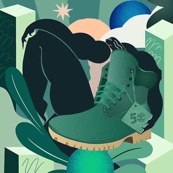 Мъжки обувки Timberland® 50th Edition Premium 6-Inch Waterproof Boot for Men in Green TB0A5VMHJ30 04