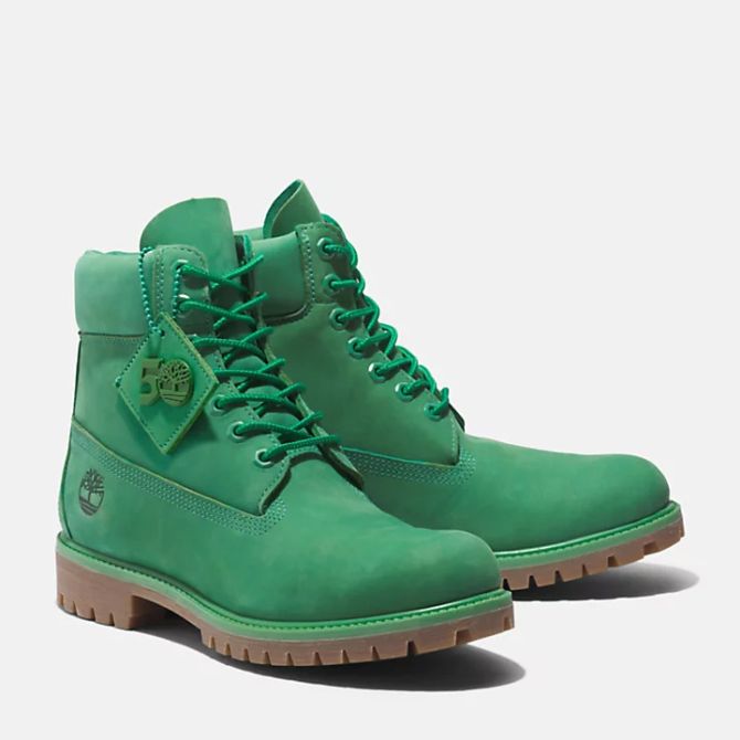 Мъжки обувки Timberland® 50th Edition Premium 6-Inch Waterproof Boot for Men in Green TB0A5VMHJ30 02