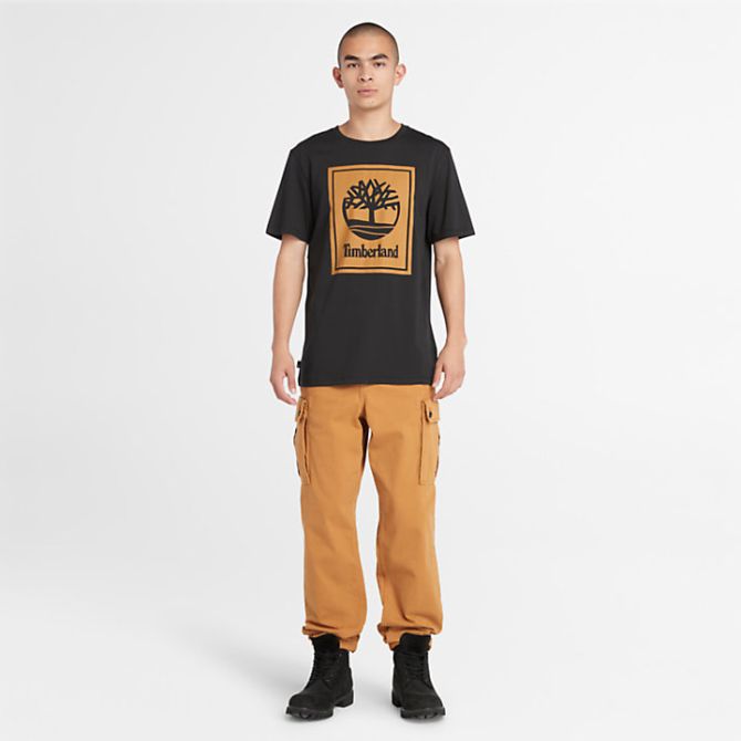 Мъжка тениска Block Logo T-Shirt for Men in Black TB0A5WQQP56 02