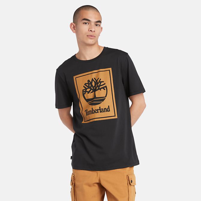 Мъжка тениска Block Logo T-Shirt for Men in Black TB0A5WQQP56 01