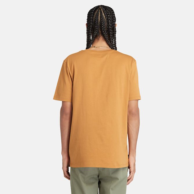 Мъжка тениска Block Logo T-Shirt for Men in Dark Yellow TB0A5WQQP57 04
