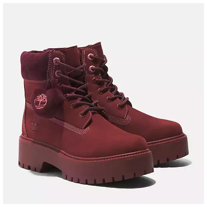 Дамски боти Timberland® Heritage Stone Street 6 Inch Boot for Women in Red TB0A62RREQ1 04
