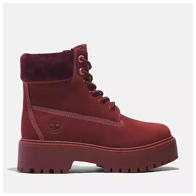 Дамски боти Timberland® Heritage Stone Street 6 Inch Boot for Women in Red TB0A62RREQ1 01