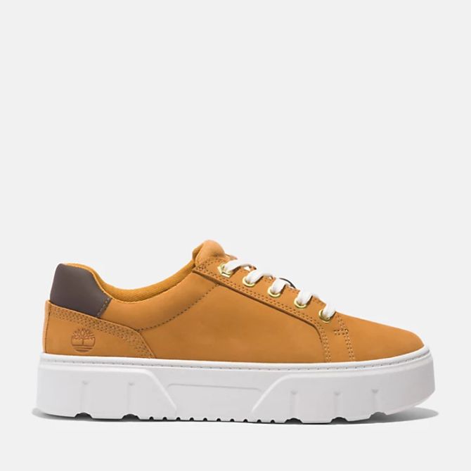 Дамски обувки Low Lace-Up Trainer for Women in Yellow TB0A64GZ754 01