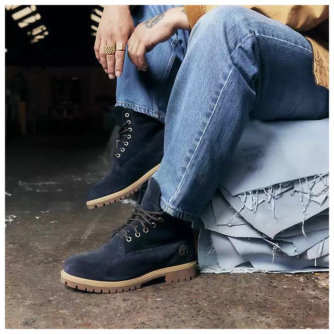 Мъжки обувки Men's Timberland® C.F. Stead™ Indigo Suede Heritage 6-Inch Boot in Dark Blue TB0A6821EP3 09