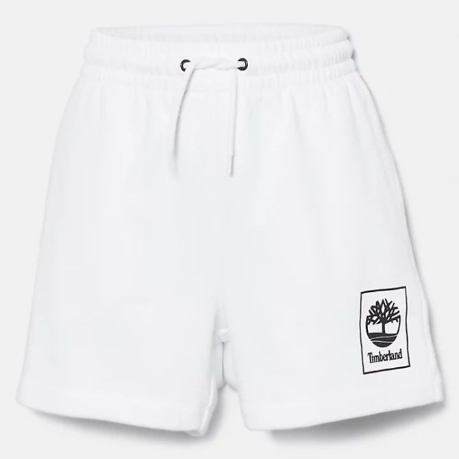 Дамски къс панталон Logo Pack Sweatshorts for Women in White TB0A6BWE100 01