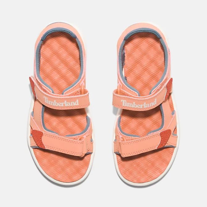 Юношески сандали Perkins Row 2-Strap Sandal for Junior in Light Orange TB0A6CID870 04