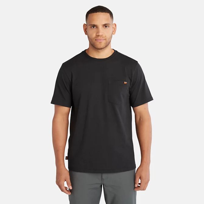 Мъжка тениска Timberland PRO® Core Pocket T-Shirt for Men in Monochrome Black TB0A6ER3001 04