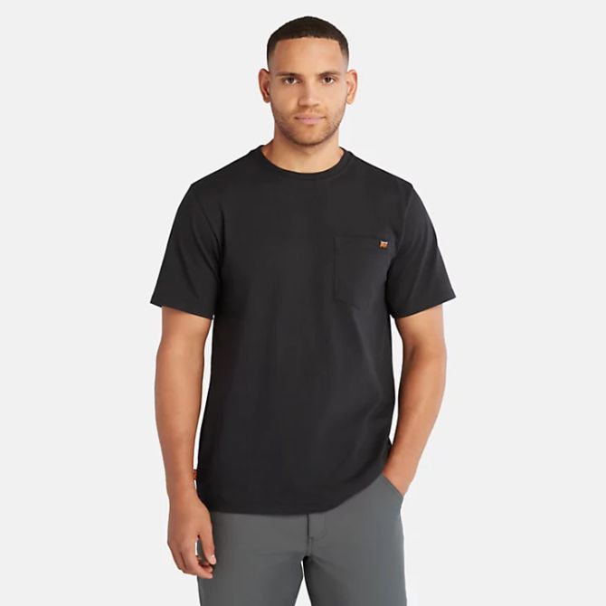 Мъжка тениска Timberland PRO® Core Pocket T-Shirt for Men in Monochrome Black TB0A6ER3001 01