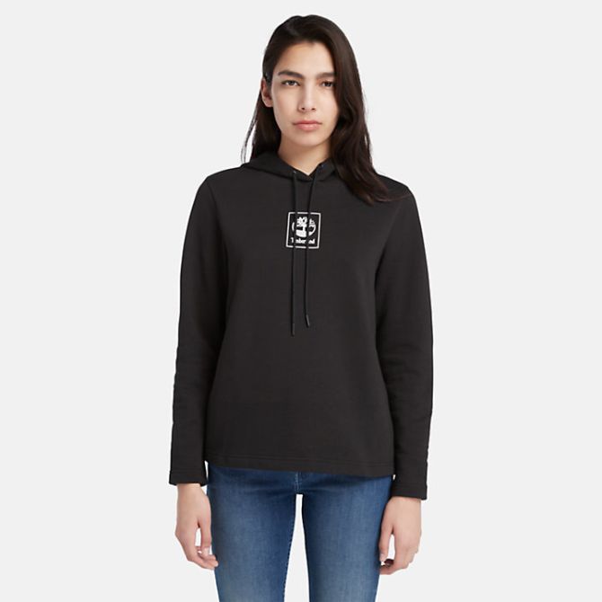 Дамско горнище Small Stack Logo Hoodie for Women in Black TB0A6HSN001 04