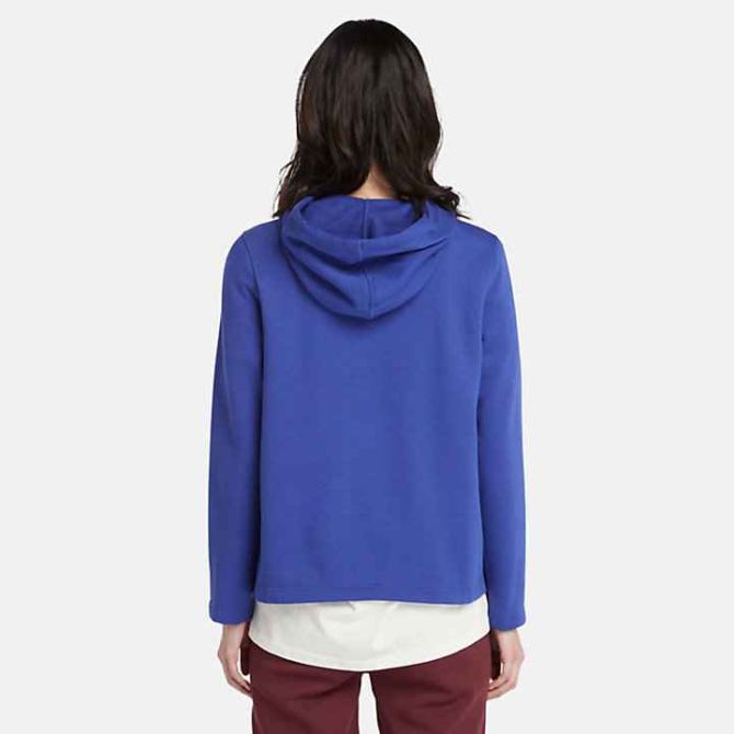 Дамско горнище Small Stack Logo Hoodie for Women in Blue TB0A6HSNDZ5 03