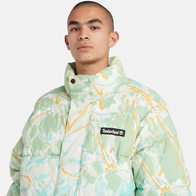 Мъжко яке Ski School Printed Puffer Jacket for Men in Multicoloured TB0A6JHD959 02