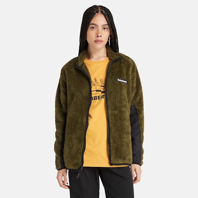 Мъжко горнище All Gender High Pile Fleece Jacket in Green TB0A6JJ1302 04