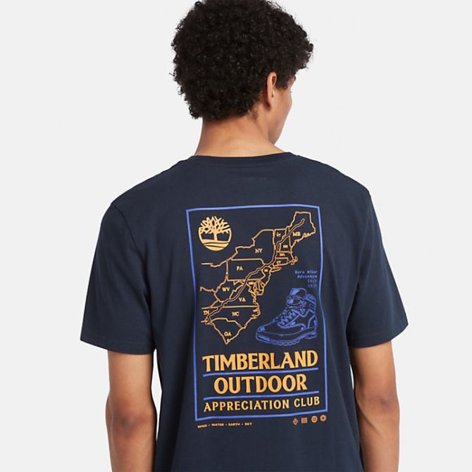 Мъжка тениска Outdoor Graphic T-Shirt for Men in Navy TB0A6KW5433 04