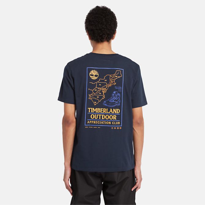 Мъжка тениска Outdoor Graphic T-Shirt for Men in Navy TB0A6KW5433 02