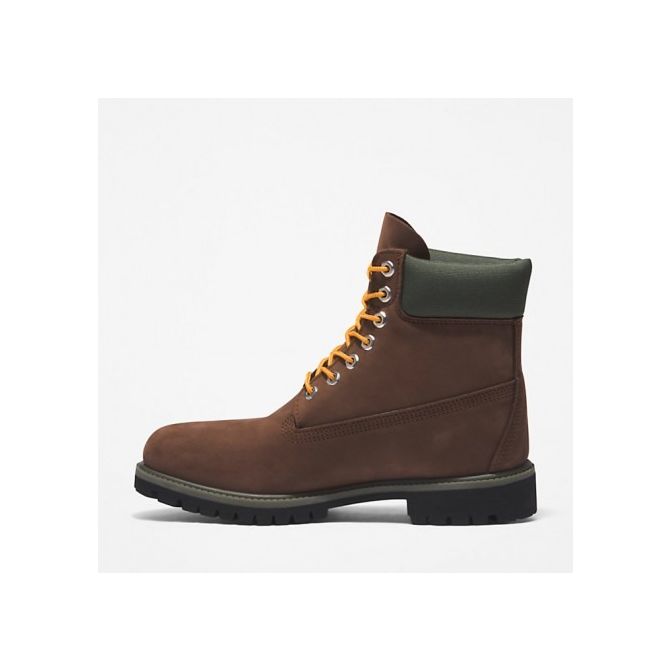 Мъжки обувки Timberland Premium® 6 Inch Boot for Men in Dark Brown/Orange TB0A2CX8931 02