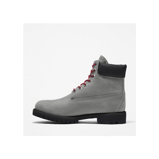 Мъжки обувки Timberland Premium® 6 Inch Boot for Men in Grey/Red TB0A5S6ZD52 02