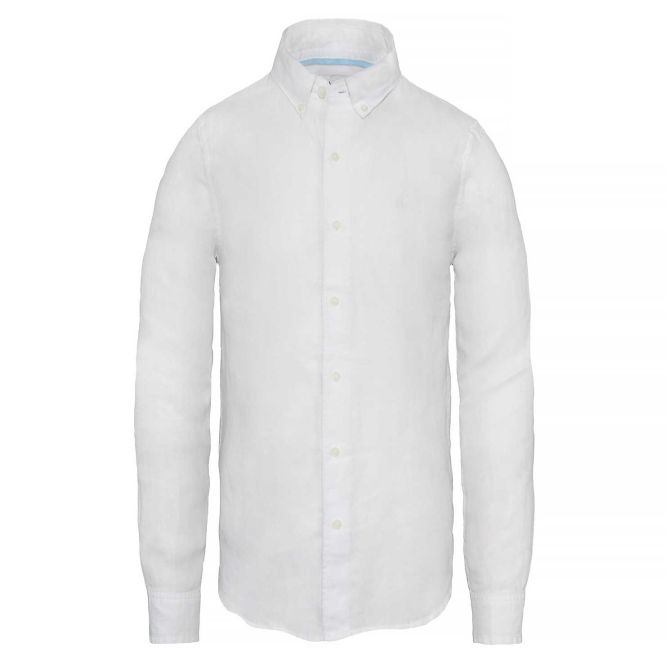 Мъжка риза Mill River Linen Shirt White A1KTEK93 01