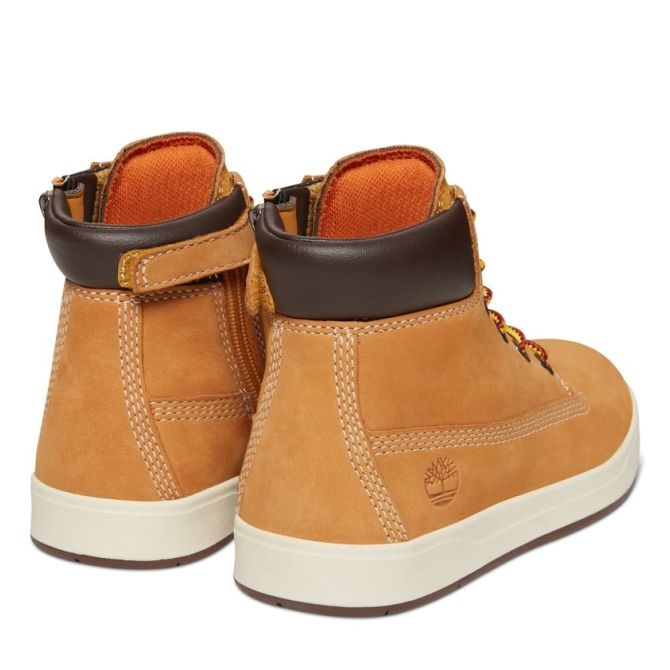 Юношески обувки Timberland Davis Square 6-inch Boot in Wheat TB0A1UXF231 04